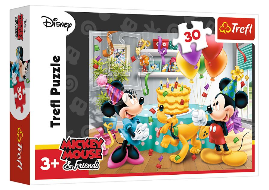 PUZZLE 30 Tort urodzinowy /Disney Stand.18211