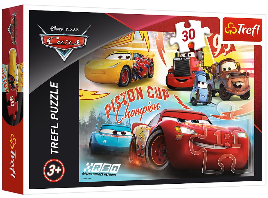 PUZZLE 30 Zwycięzka drużyna /Disn.Cars3 18233