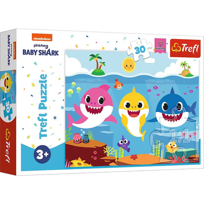 PUZZLE 30 Podwodny świat rekinów Baby Shark 18284