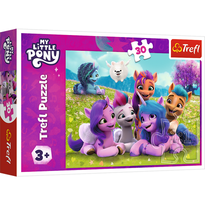 Puzzle 30 elementów przyjacielskie kucyki pony