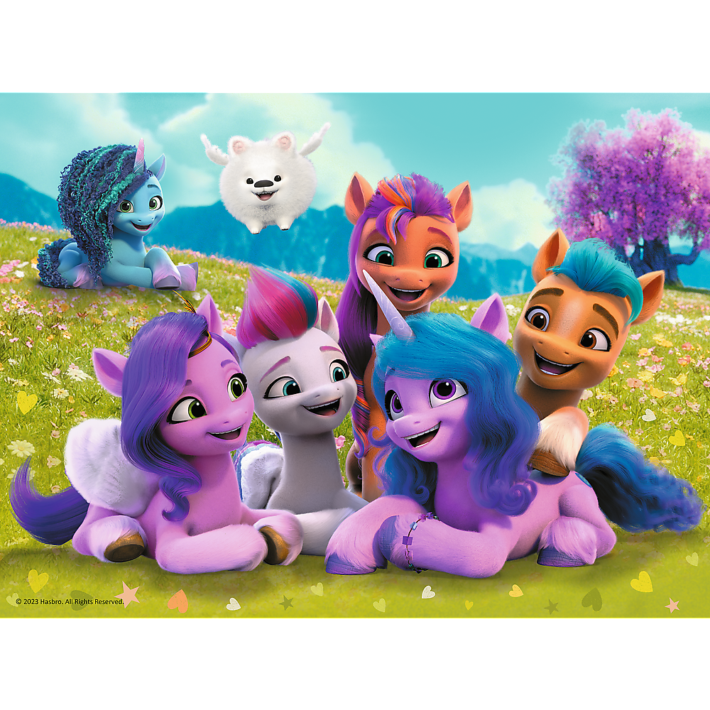 Puzzle 30 elementów przyjacielskie kucyki pony