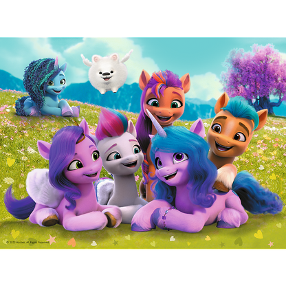 Puzzle 30 elementów przyjacielskie kucyki pony