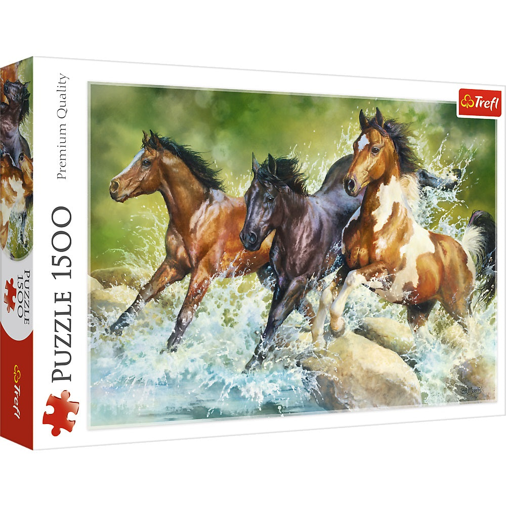 PUZZLE 1500 Trzy dzikie konie 26148