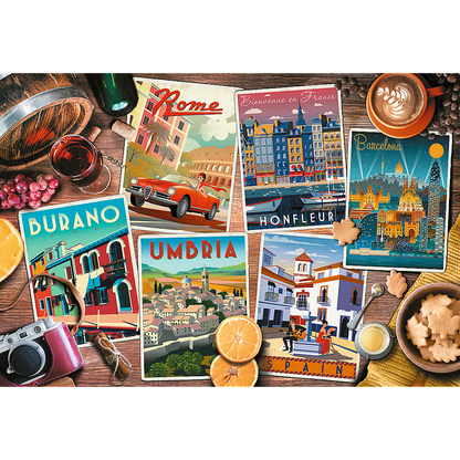 PUZZLE 1500 Podróże po Europie 26199