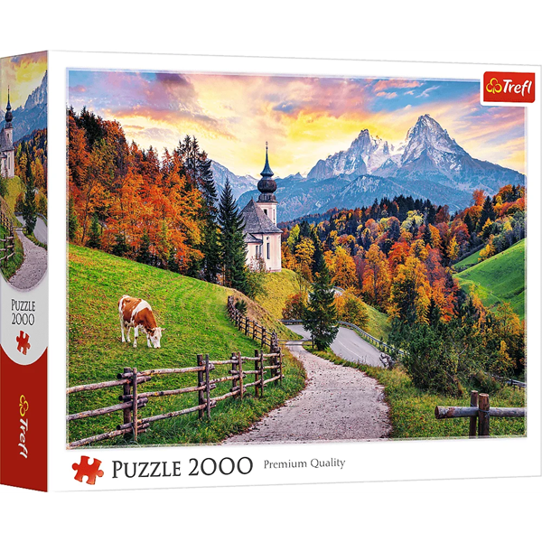 Puzzle 2000 Bawarskie Alpy jesienią