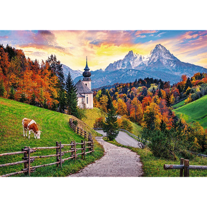 Puzzle 2000 Bawarskie Alpy jesienią