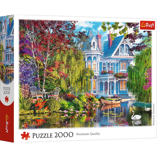Puzzle 2000 Dom nad jeziorem