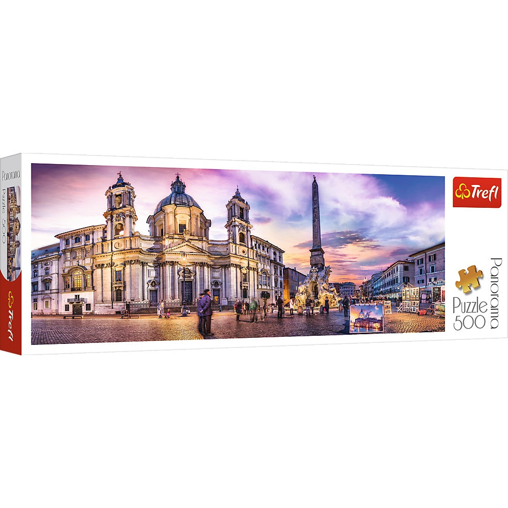 PUZZLE 500 Panorama Piazza Navona Rzym 29501