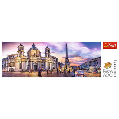 PUZZLE 500 Panorama Piazza Navona Rzym 29501