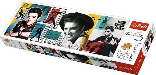 PUZZLE 500 Panorama Elvis Presley Kolaż 29510