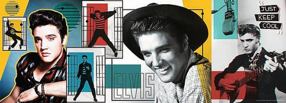 PUZZLE 500 Panorama Elvis Presley Kolaż 29510
