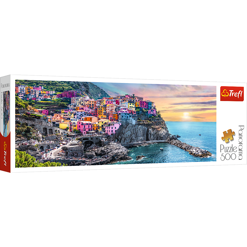 PUZZLE 500 Panorama Vernazza o zach.słońca 29516