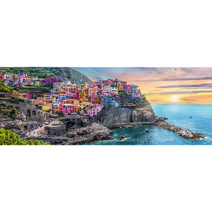 PUZZLE 500 Panorama Vernazza o zach.słońca 29516