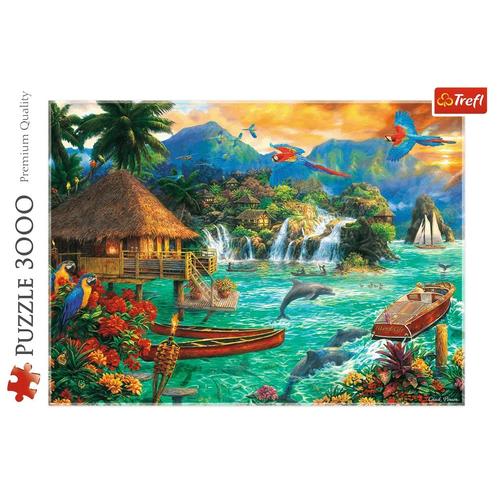 PUZZLE 3000 Życie na wyspie 33072