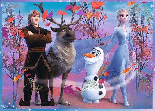 PUZZLE 4w1 Podróż w nieznane/ Disney Frozen2 34323