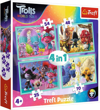 PUZZLE 4w1 trasa koncertowa Troli 34336