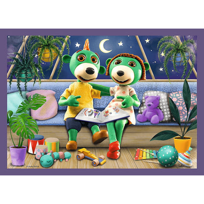 PUZZLE 4w1 Wieczorne rytuałyTreflików 34370
