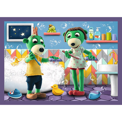 PUZZLE 4w1 Wieczorne rytuałyTreflików 34370