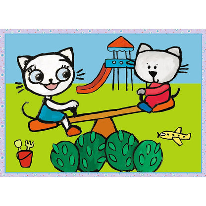 PUZZLE 4w1 Dzień Kici Koci 12/15/20/24 34372
