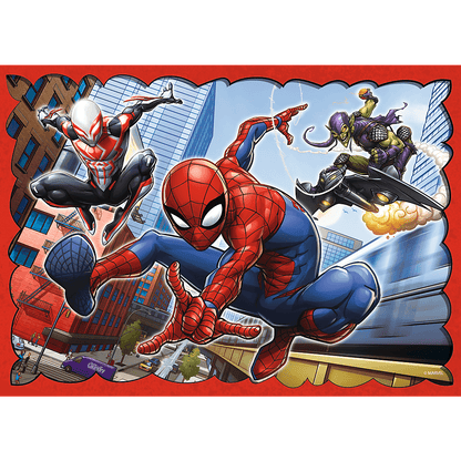 Puzzle 4w1 bohaterski spiderman