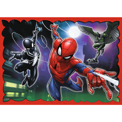 Puzzle 4w1 bohaterski spiderman