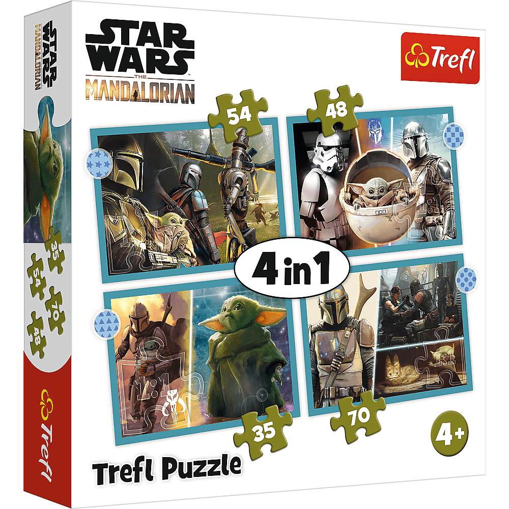 PUZZLE 4w1 Mandalorian Star Wars 34397