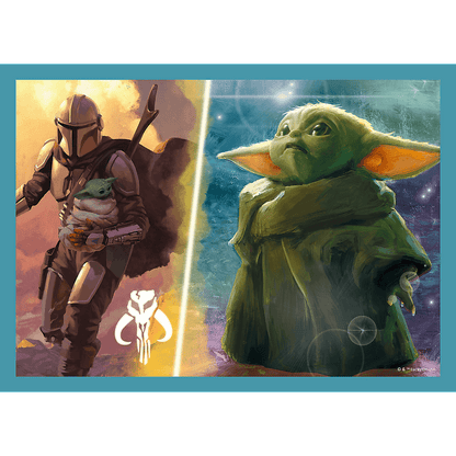 PUZZLE 4w1 Mandalorian Star Wars 34397