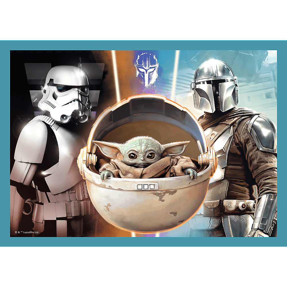PUZZLE 4w1 Mandalorian Star Wars 34397