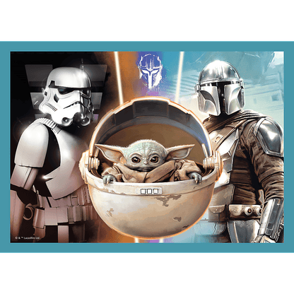 PUZZLE 4w1 Mandalorian Star Wars 34397
