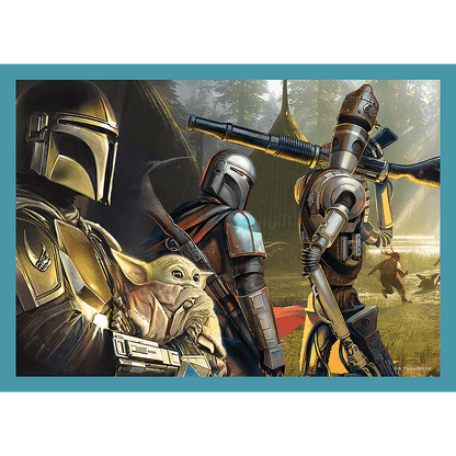 PUZZLE 4w1 Mandalorian Star Wars 34397