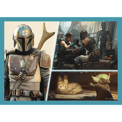 PUZZLE 4w1 Mandalorian Star Wars 34397