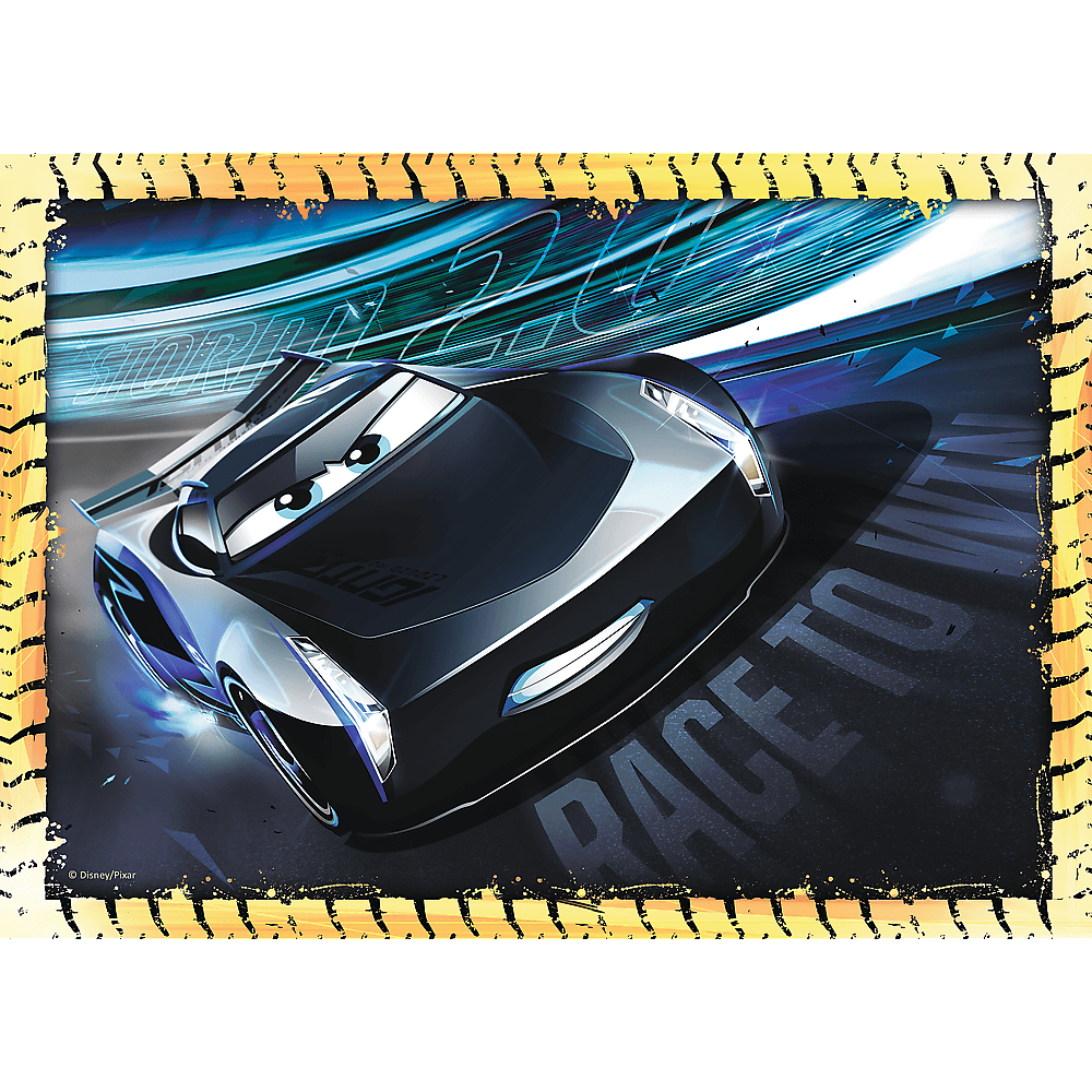 PUZZLE 4w1 Do startu,gotowi,start!Cars 34608