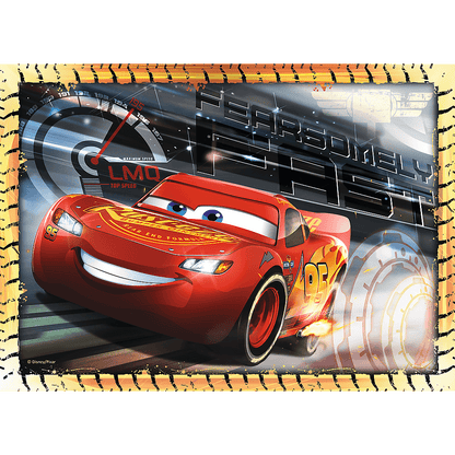 PUZZLE 4w1 Do startu,gotowi,start!Cars 34608