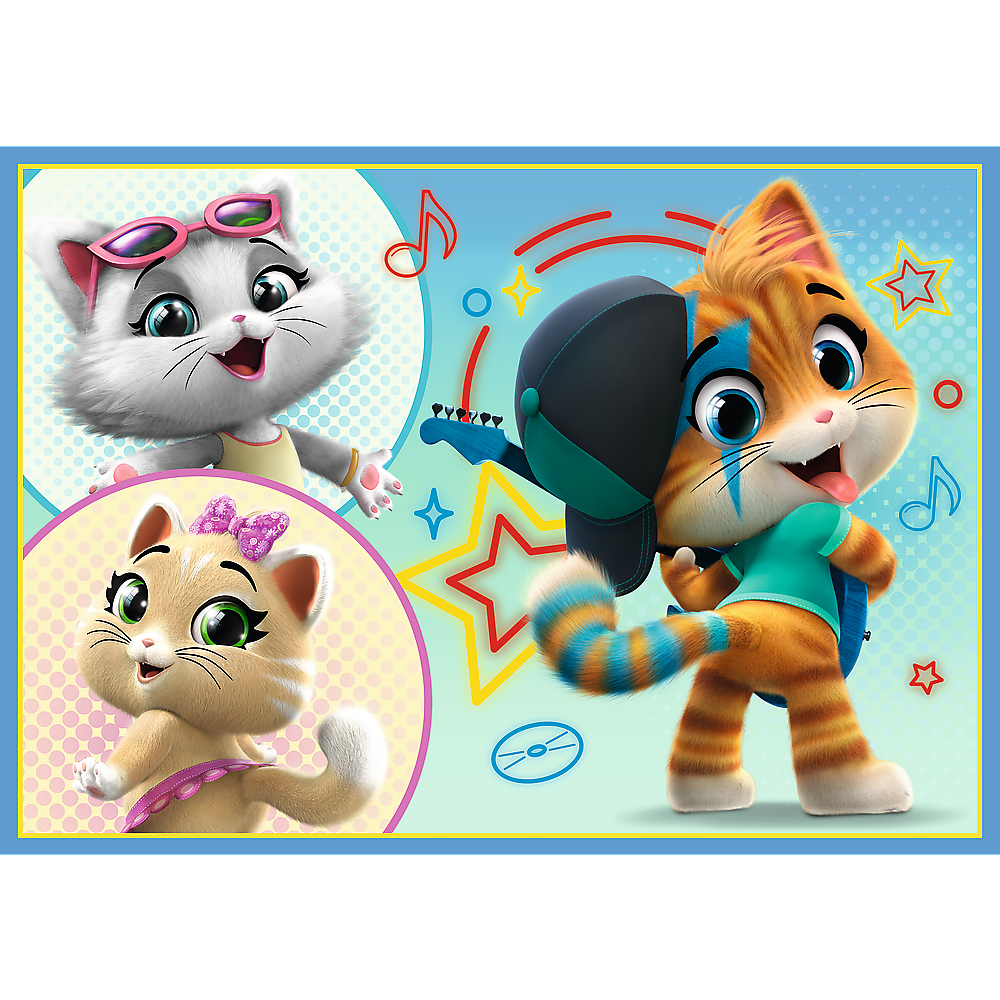PUZZLE 4w1 Kocia ferajna 34612