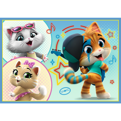 PUZZLE 4w1 Kocia ferajna 34612