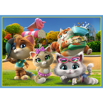 PUZZLE 4w1 Kocia ferajna 34612
