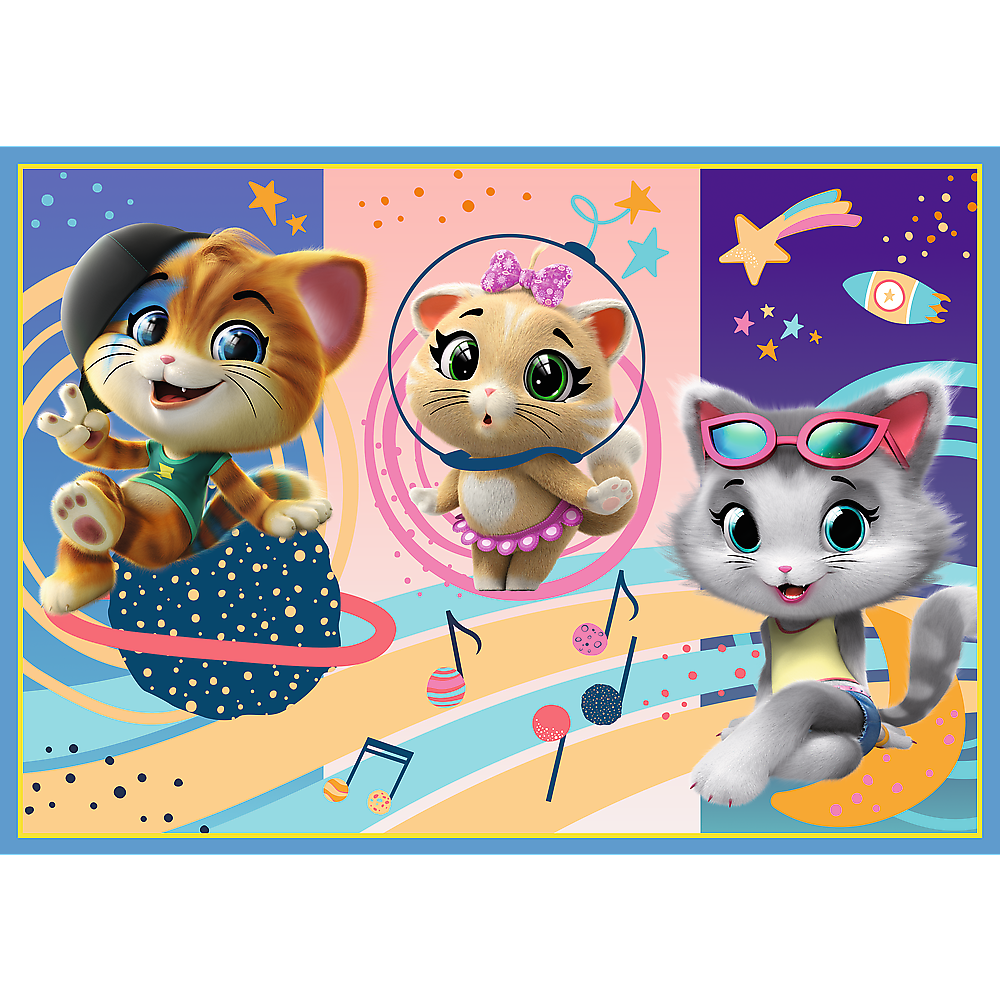 PUZZLE 4w1 Kocia ferajna 34612