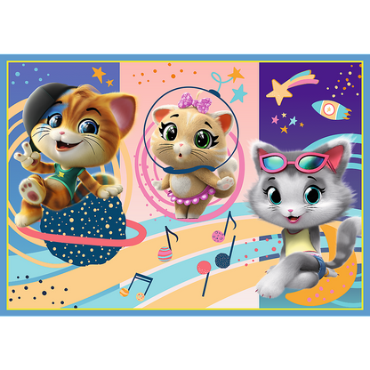 PUZZLE 4w1 Kocia ferajna 34612