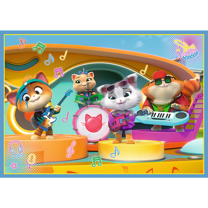 PUZZLE 4w1 Kocia ferajna 34612