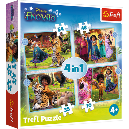 PUZZLE 4w1 Nasze magiczne Encanto 34615