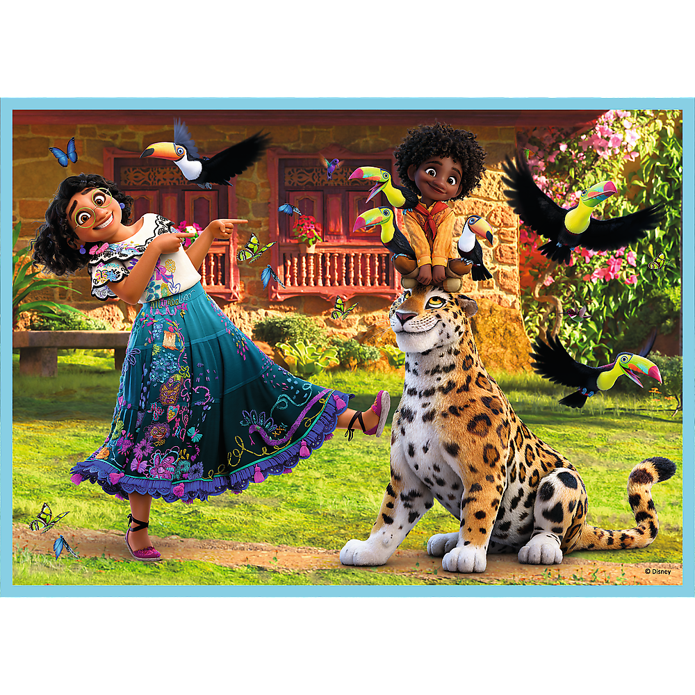 PUZZLE 4w1 Nasze magiczne Encanto 34615