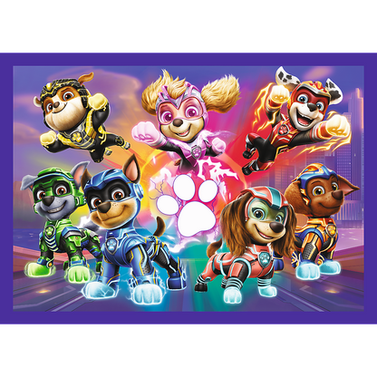 Puzzle 4w1 bohaterowie na ratunek psi patrol