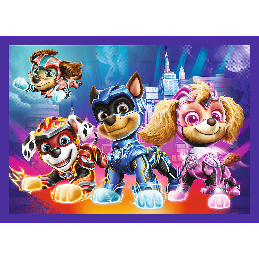Puzzle 4w1 bohaterowie na ratunek psi patrol