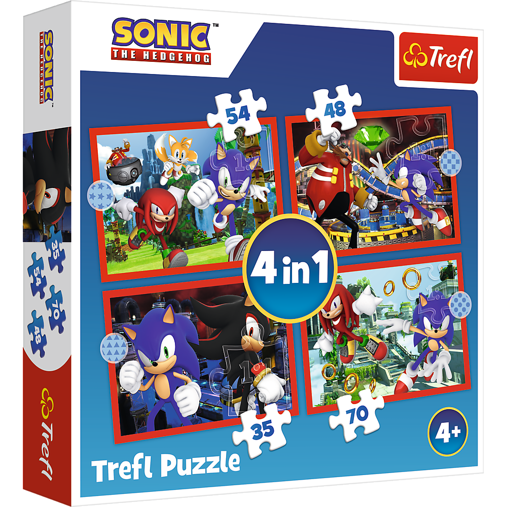 Puzzle 4w1 przygody sonica