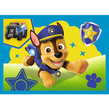 Puzzle Psi Patrol 4w1 Biegnące pieski