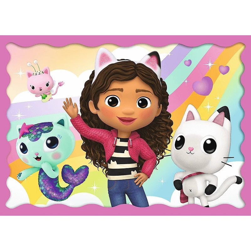 Puzzle 4w1 Przygody Gabby