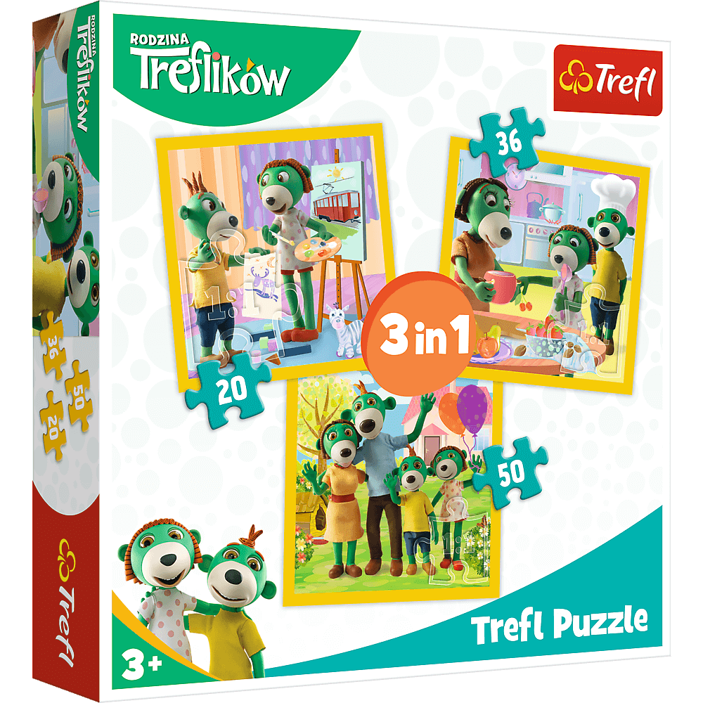 PUZZLE 3w1 Razem na wesoło 34850