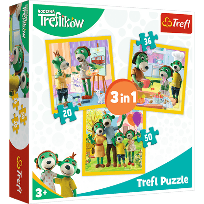 PUZZLE 3w1 Razem na wesoło 34850