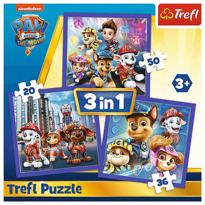 PUZZLE 3w1 Psi Patrol gotowy do akcji 34861