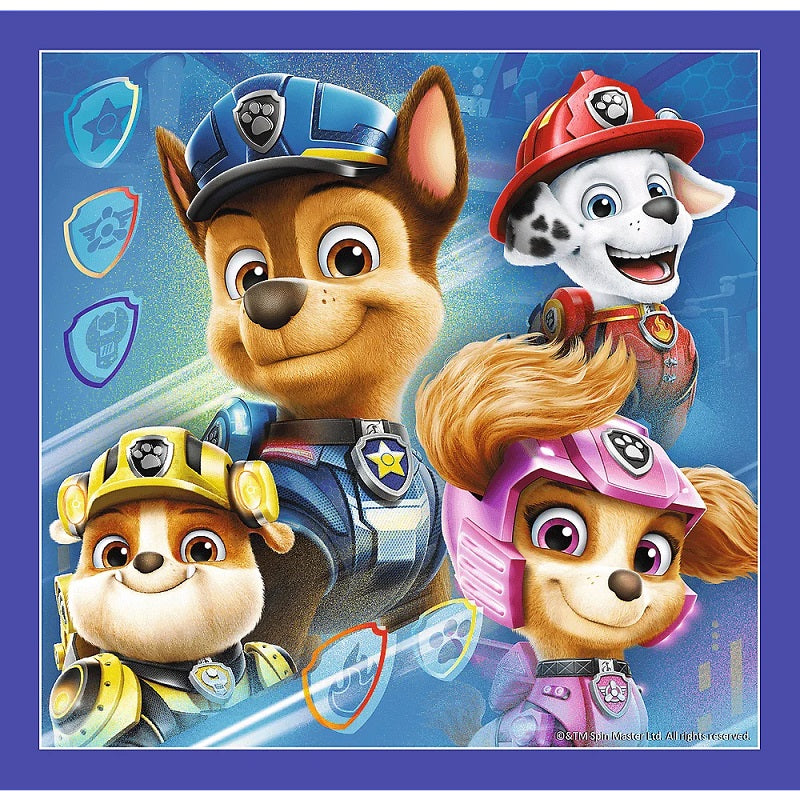 PUZZLE 3w1 Psi Patrol gotowy do akcji 34861